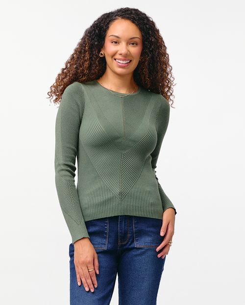 Chompa Mujer Jimena 3 Verde Aloe