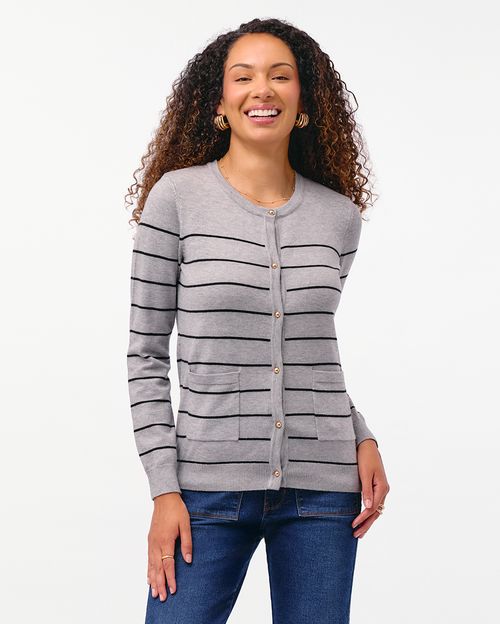 Chompa Mujer Karollis3 Gris Melange