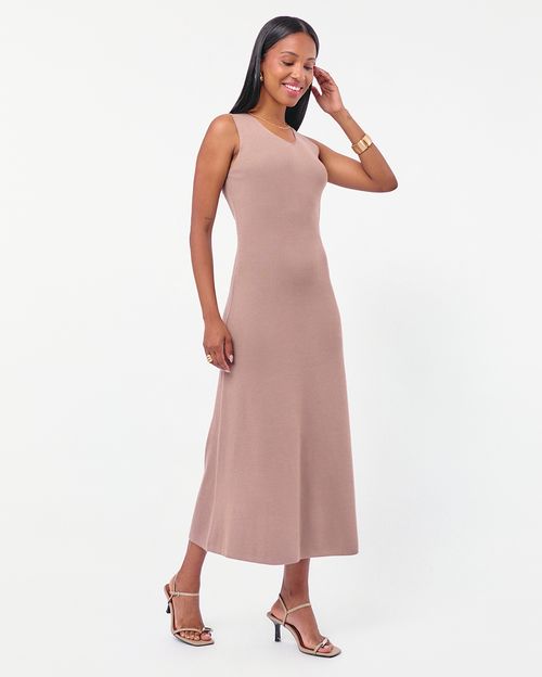 Vestido Mujer Samara Marrón Claro