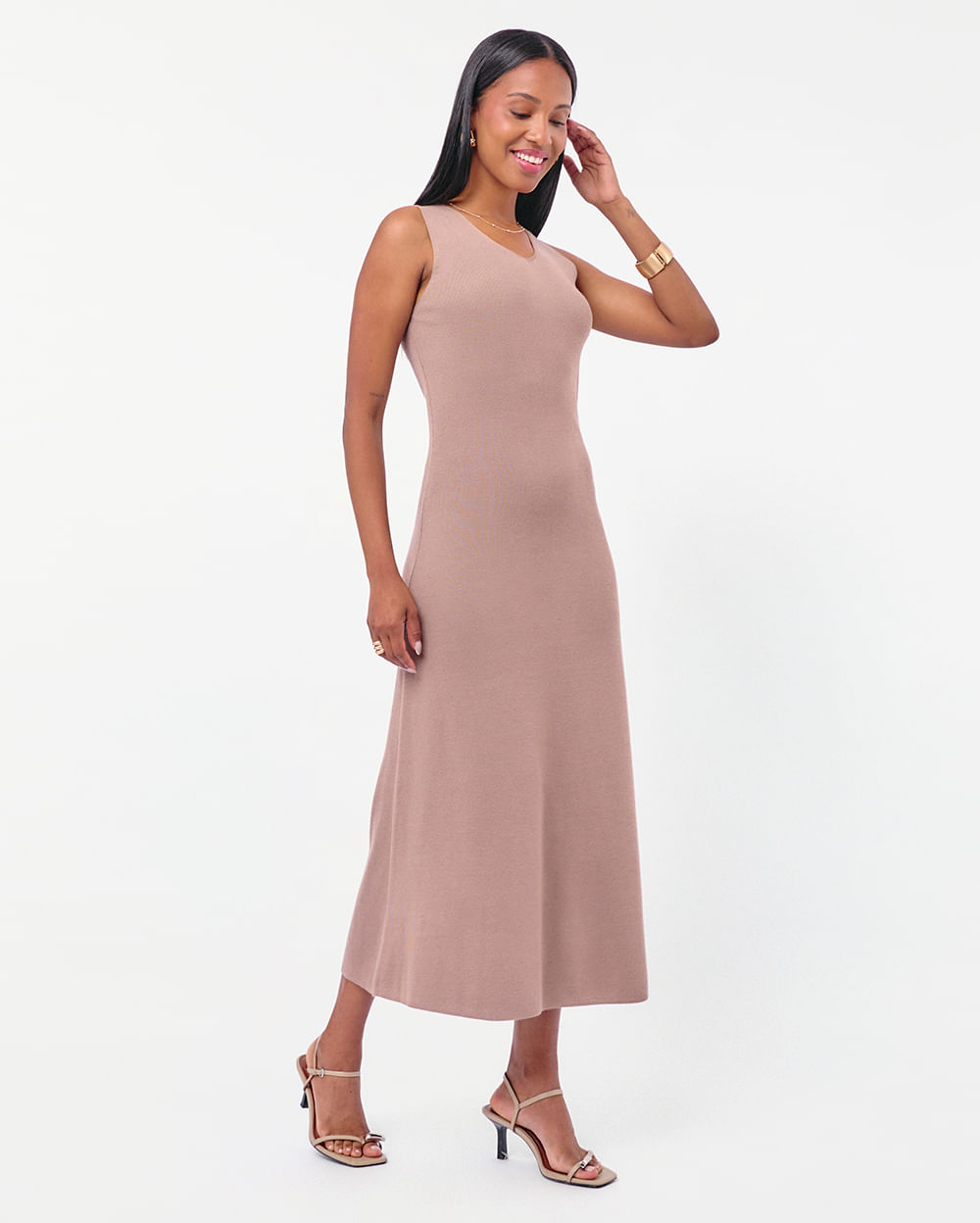 Vestido-Mujer-Samara-Marron-Claro-S