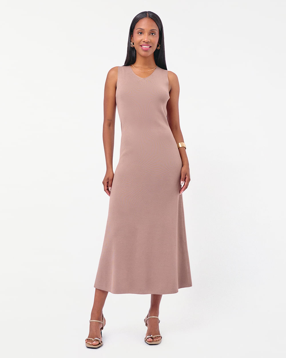 Vestido-Mujer-Samara-Marron-Claro-S