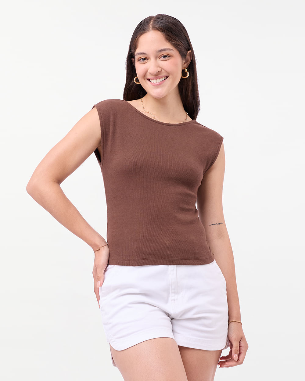 Polo-Mujer-Holly-Marron-S