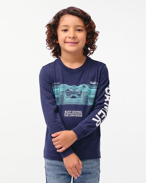 Polo Niño Boshe Azul Náutico