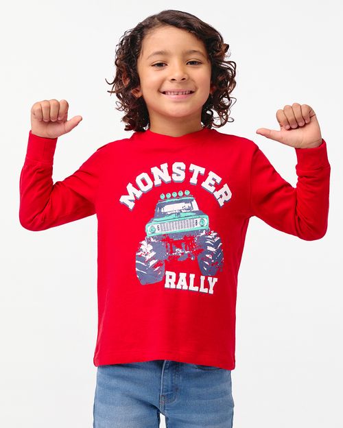 Polo Niño Boshe Rojo Prince