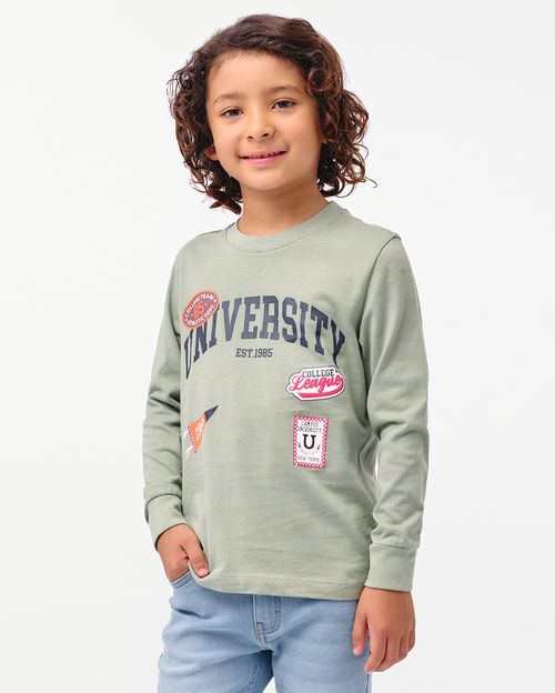 Polo Niño Boshe Verde Lili