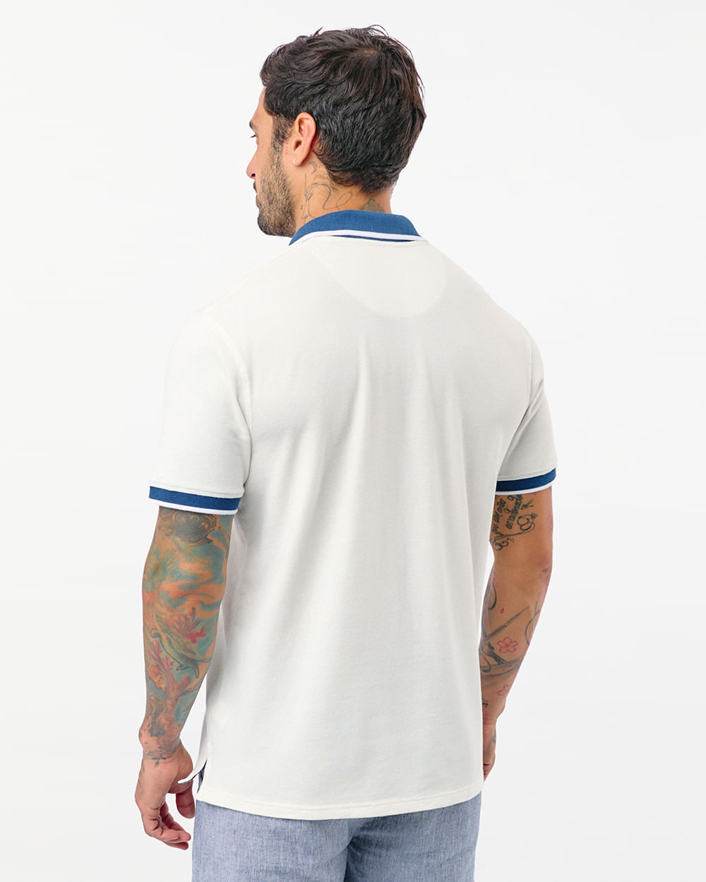 Polo-Cuello-Camisa-Hombre-Cobosneck-Blanco-Optico-M