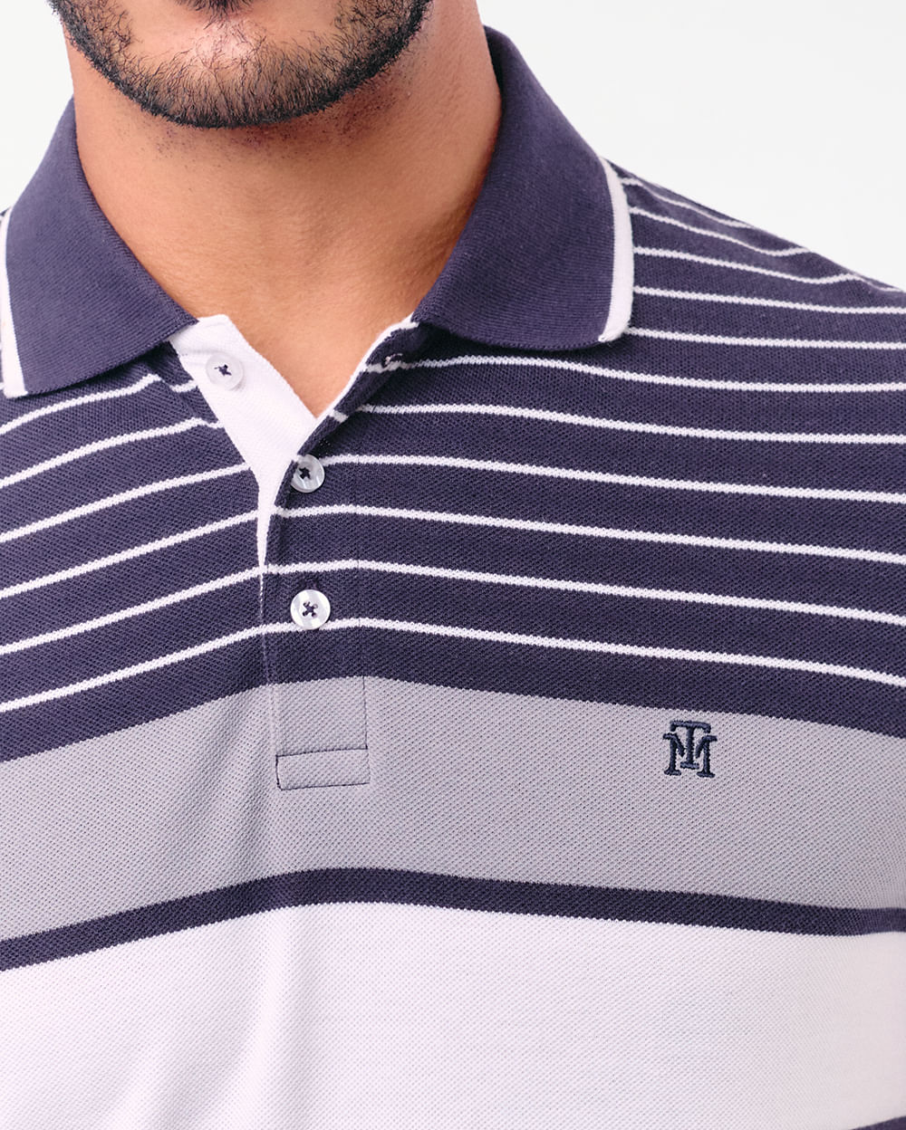 Polo-Cuello-Camisa-Hombre-Saylor-Azul-Dutty-M