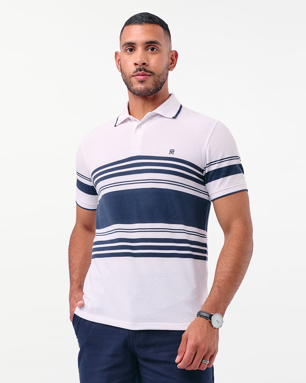 Polo-Cuello-Camisa-Hombre-Saylor-Azul-Nautico-M