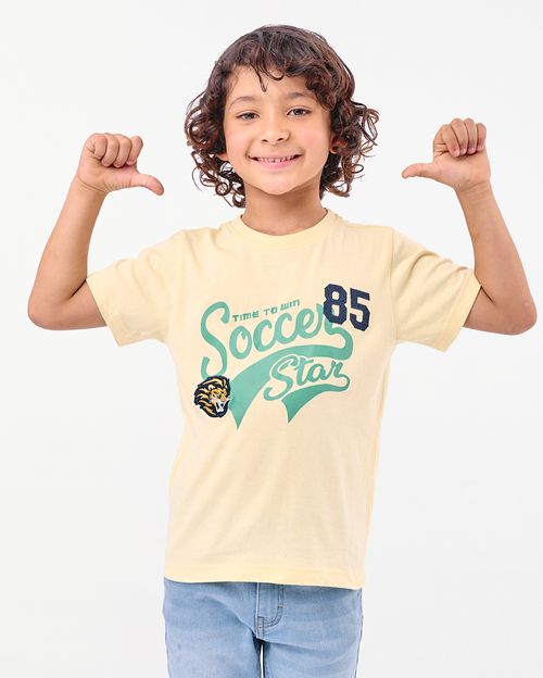 Polo Niño Eros Amarillo Pastel