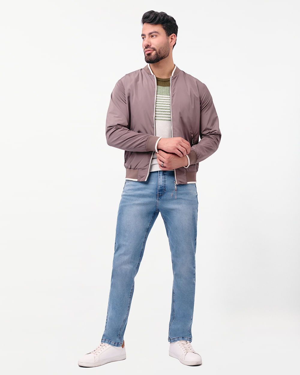Casaca-Hombre-Danny-Marron-Claro-M