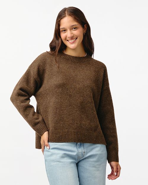 Chompa Mujer Catalina Marrón Claro