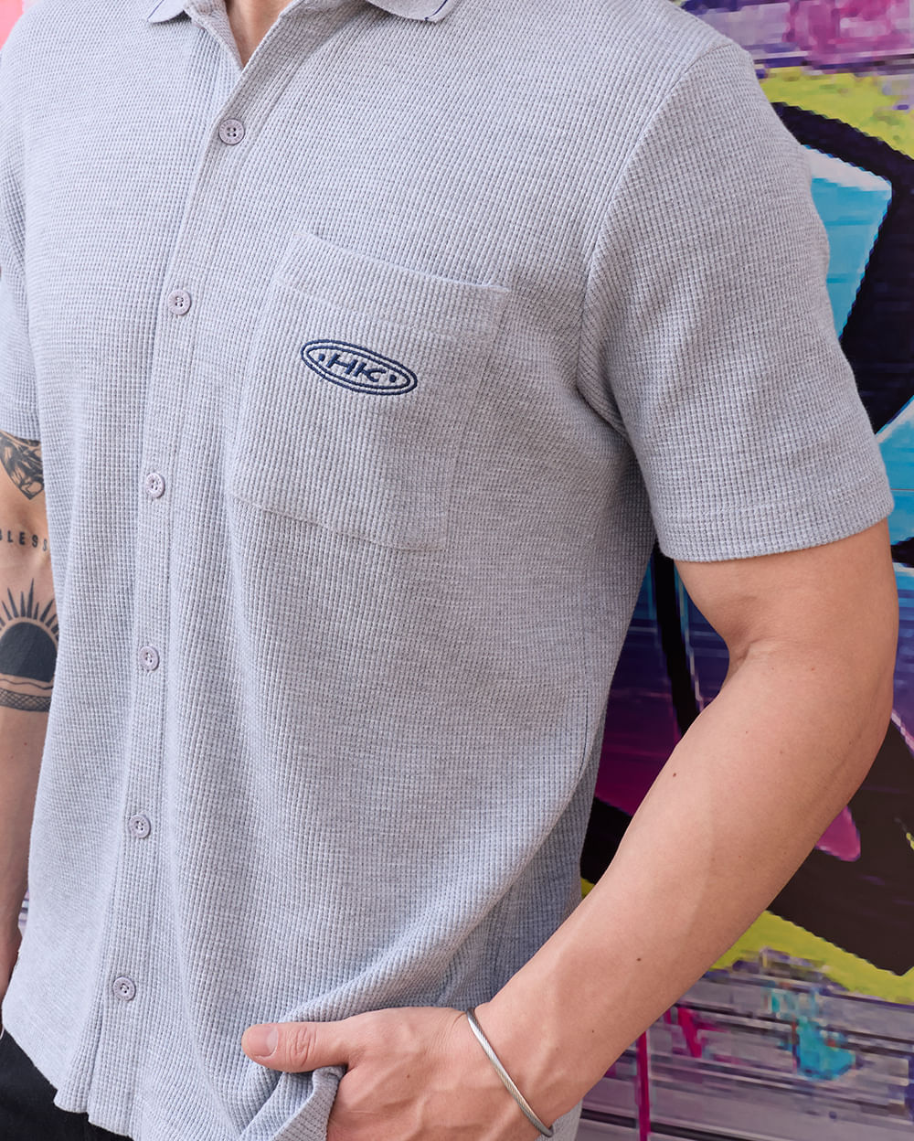 Camisa-Hombre-Neci-Gris-Melange-M