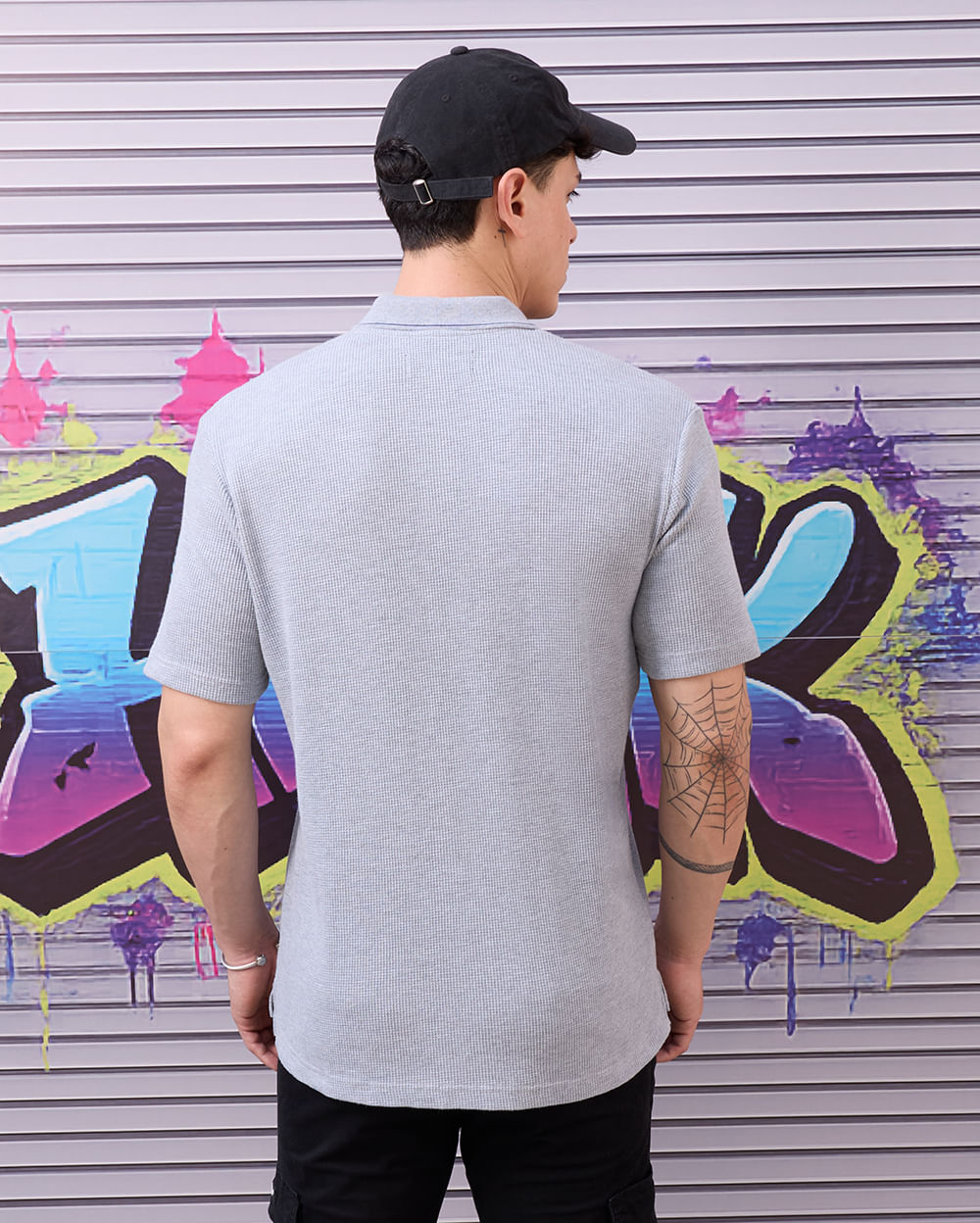 Camisa-Hombre-Neci-Gris-Melange-M