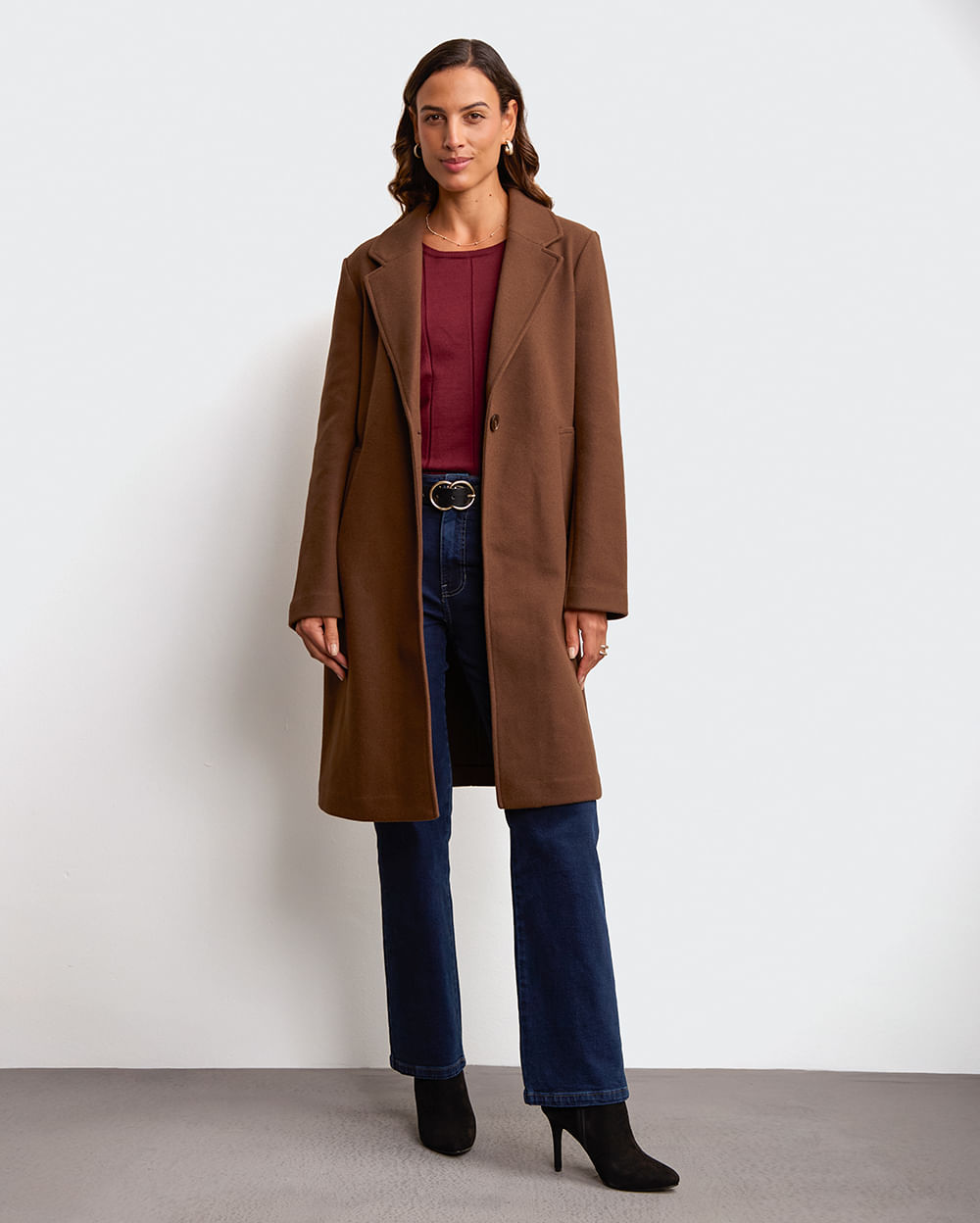 Abrigo-Mujer-Gloria-Marron-Chocolate-S