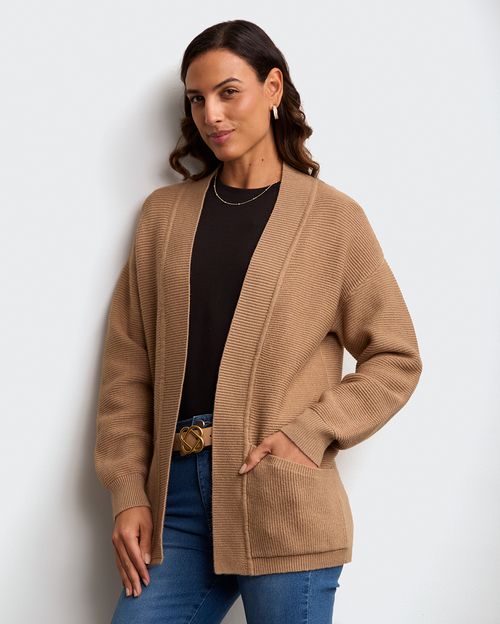 Capa Mujer Selma Beige Botanico