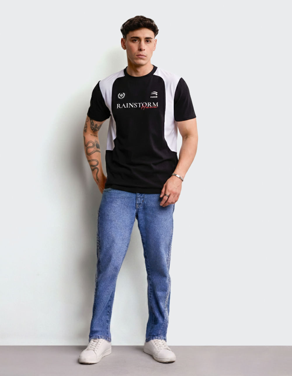 Polo-Hombre-Blak-Negro-M