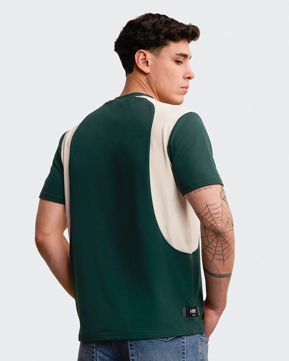 Polo-Hombre-Blak-Verde-Esmeralda-M