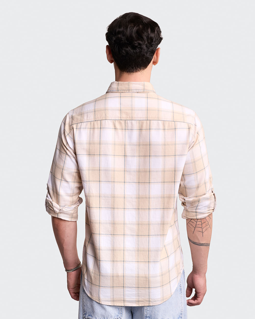 Camisa-Hombre-Tomus-Beige-Crema-M