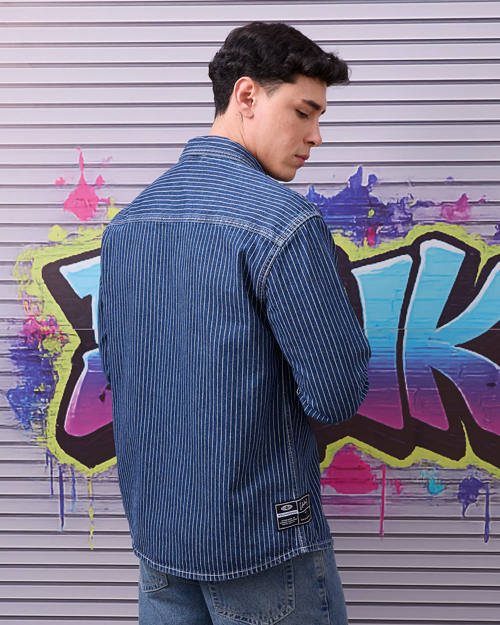 Camisa-Hombre-Nero-Medium-Wash-M