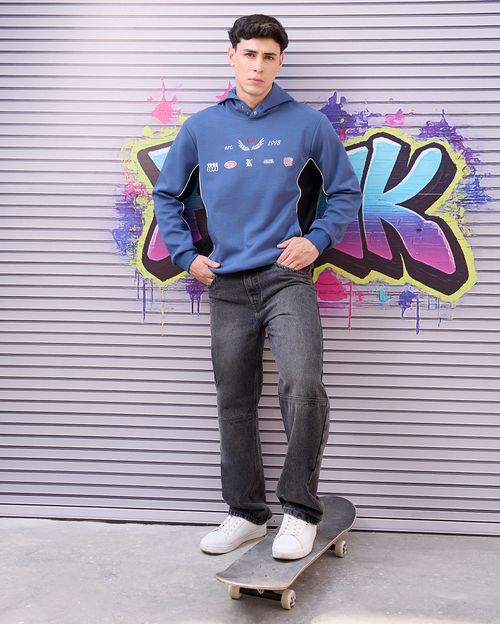 Polera Hombre Orson Azul Campana