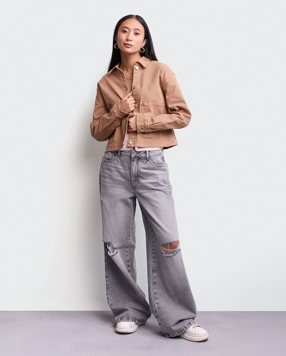 Casaca-Mujer-Cassu-Marron-Claro-S