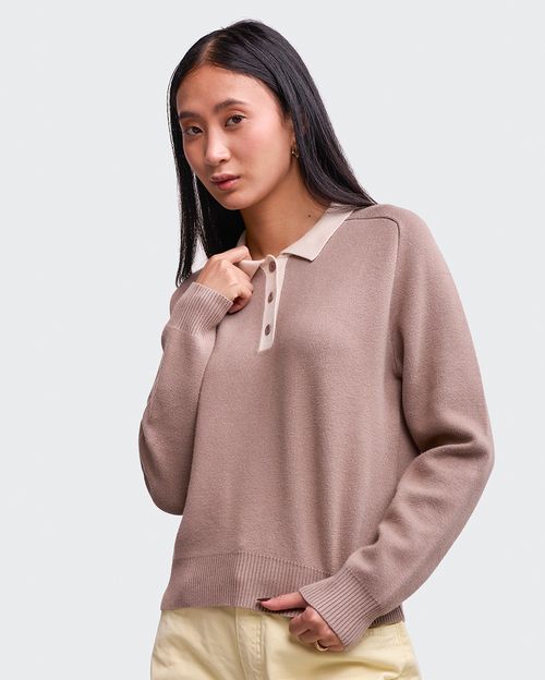 Chompa Mujer Carmina Crema