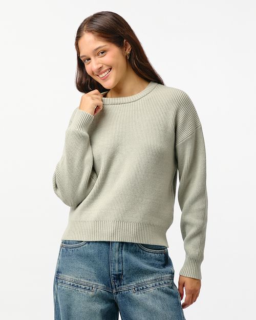 Chompa Mujer Carla Verde Empolvado