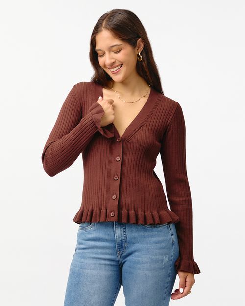 Chompa Mujer Cris Marrón