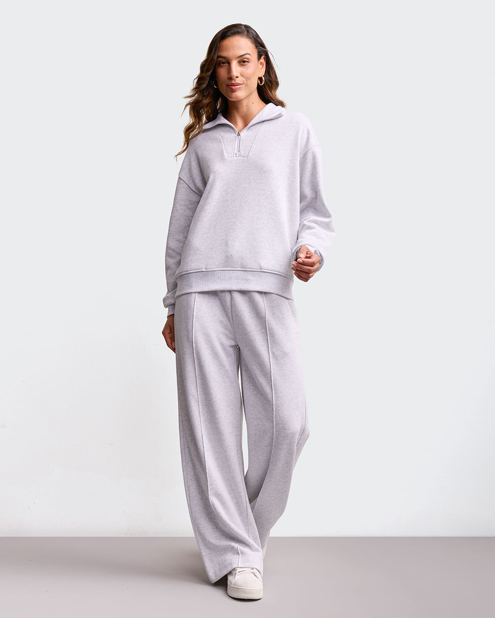 Polera-Mujer-Serene-Grey-Fit-Poly-Htr-S