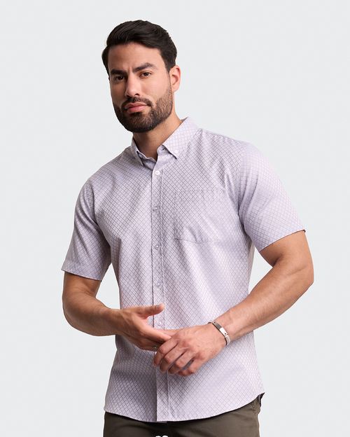 Camisa Hombre Ruben Gris Claro