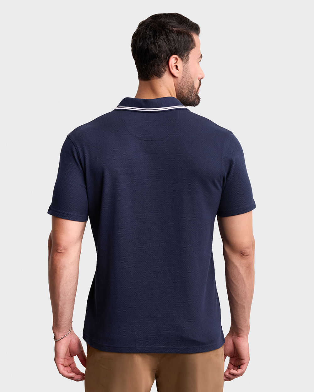 Polo-Cuello-Camisa-Hombre-Martel-Azul-Nautico-Seda-M