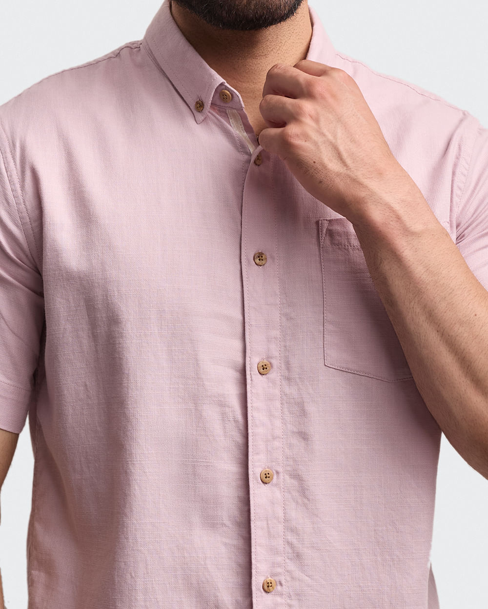 Camisa-Hombre-Oliveira-Lila-Claro-M