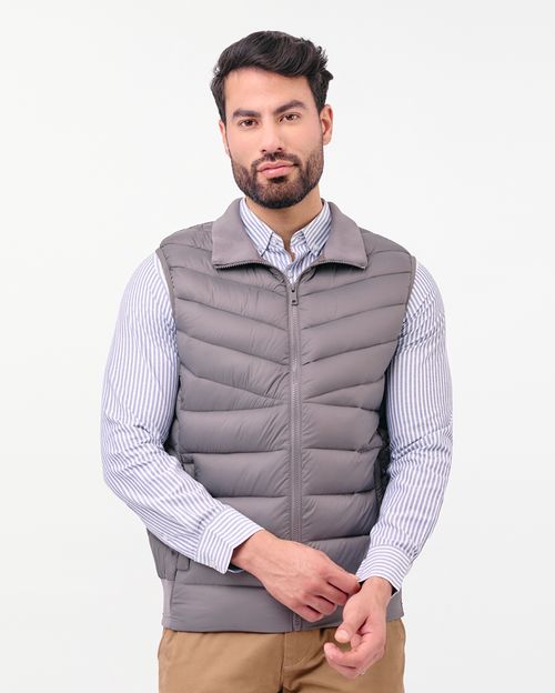 Chaleco Hombre Oliver Plomo