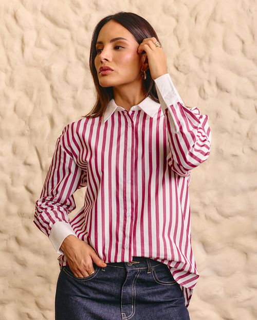 Blusa Mujer Yola Borgoña