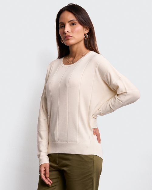 Polo Mujer Mariana Crema Pastel