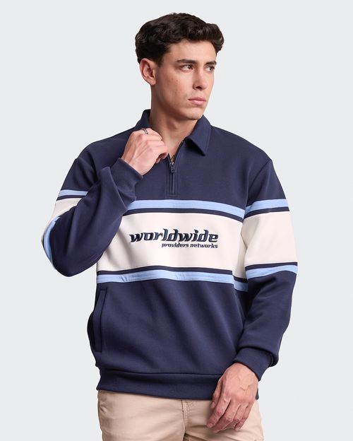 Polera Hombre Acer Azul Sombra