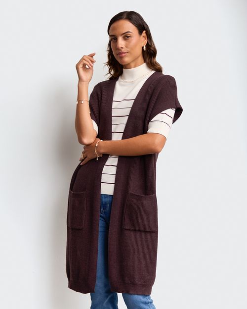 Capa Mujer Giane Negro Y Marrón