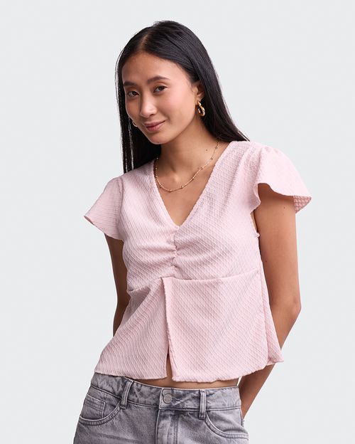 Blusa Mujer Coraline Palo Rosa