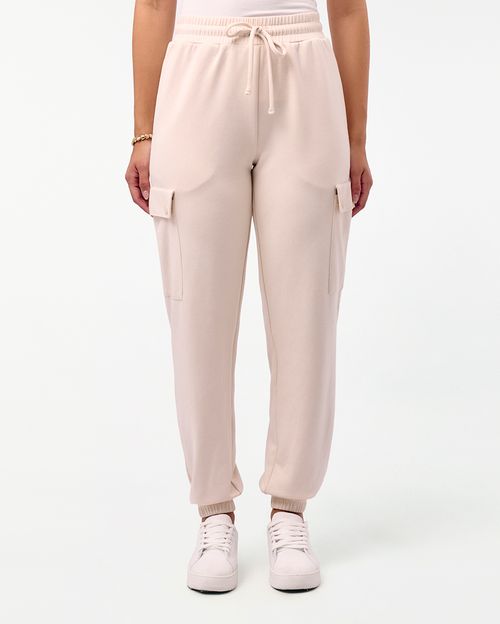 Jogger Mujer Mila Beige Arena