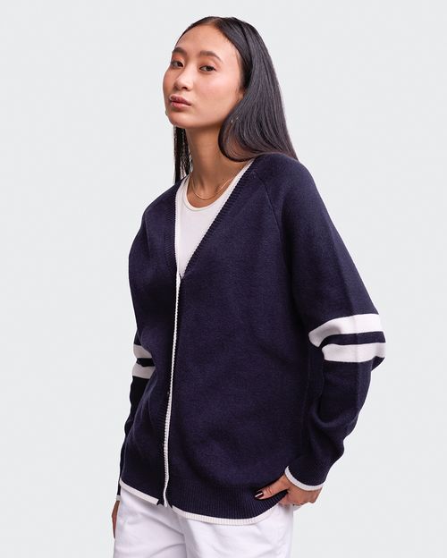 Chompa Mujer Cristina Azul Náutico