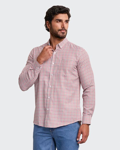 Camisa Hombre Piedro Rojo Rubi