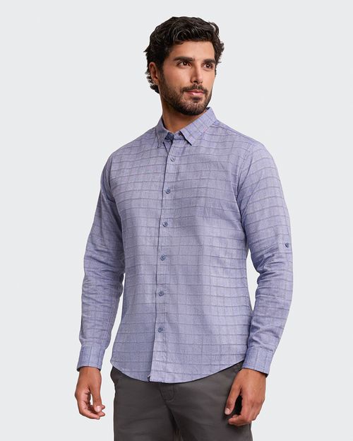 Camisa Hombre Patrick Azul Oxford