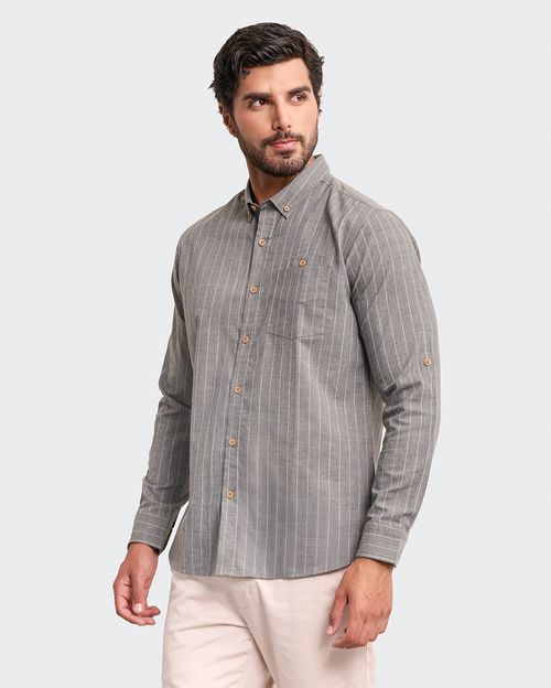 Camisa Hombre Stefano Verde Forestal