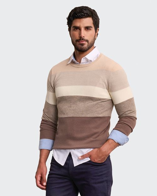 Chompa Hombre Jhair Marron Chocolate