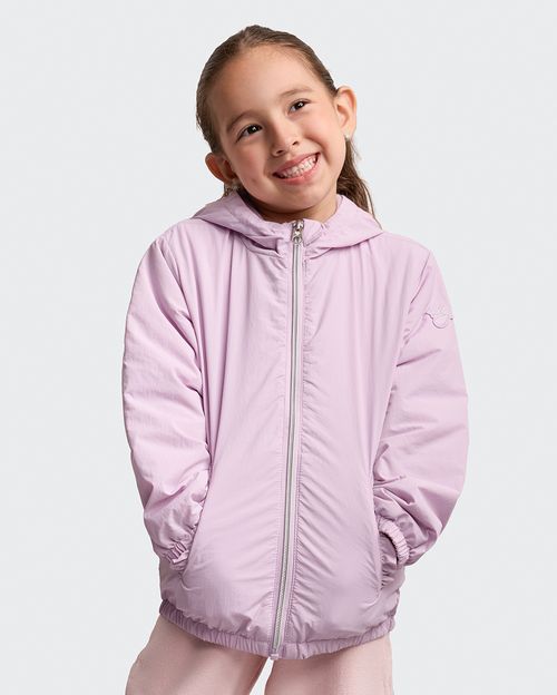 Casaca Niña Linda Lila Empolvado