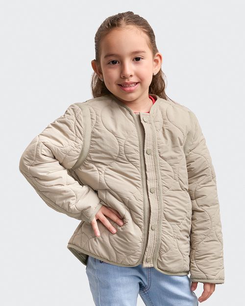 Casaca Niña Cici Verde Empolvado