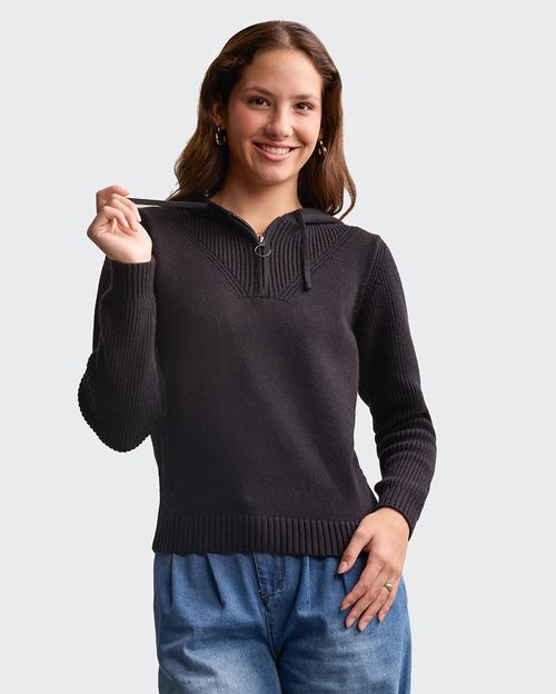 Chompa Mujer Danilu Negro