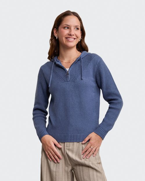 Chompa Mujer Danilu Azul Real