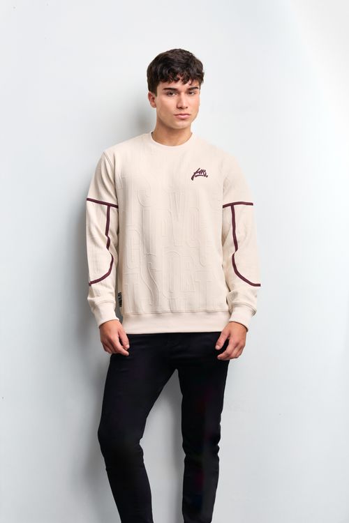 Polera Hombre Aldani Beige Arena