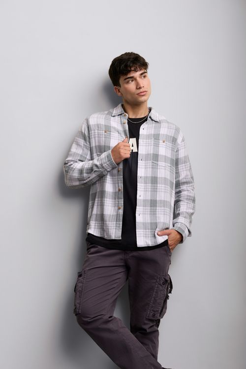 Camisa Hombre Amets Verde Slate